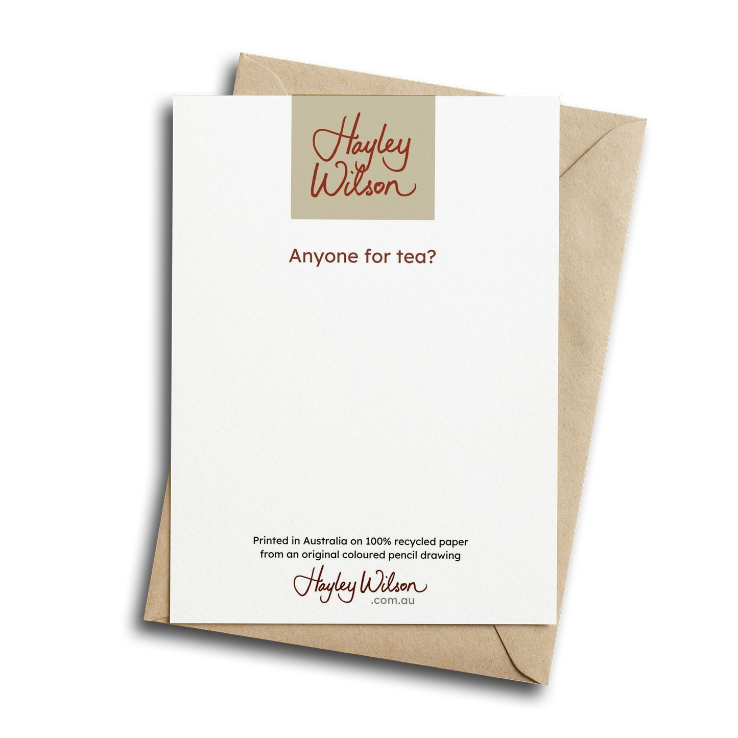 Anyone for tea? - Greeting Card