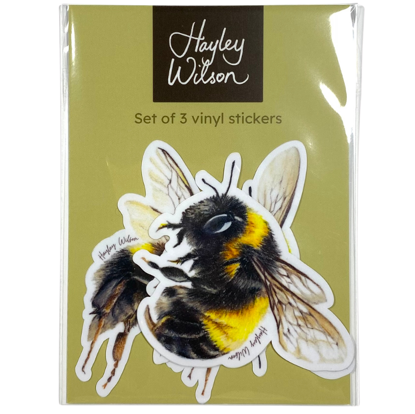 Bumble Bee - Set of 3 stickers