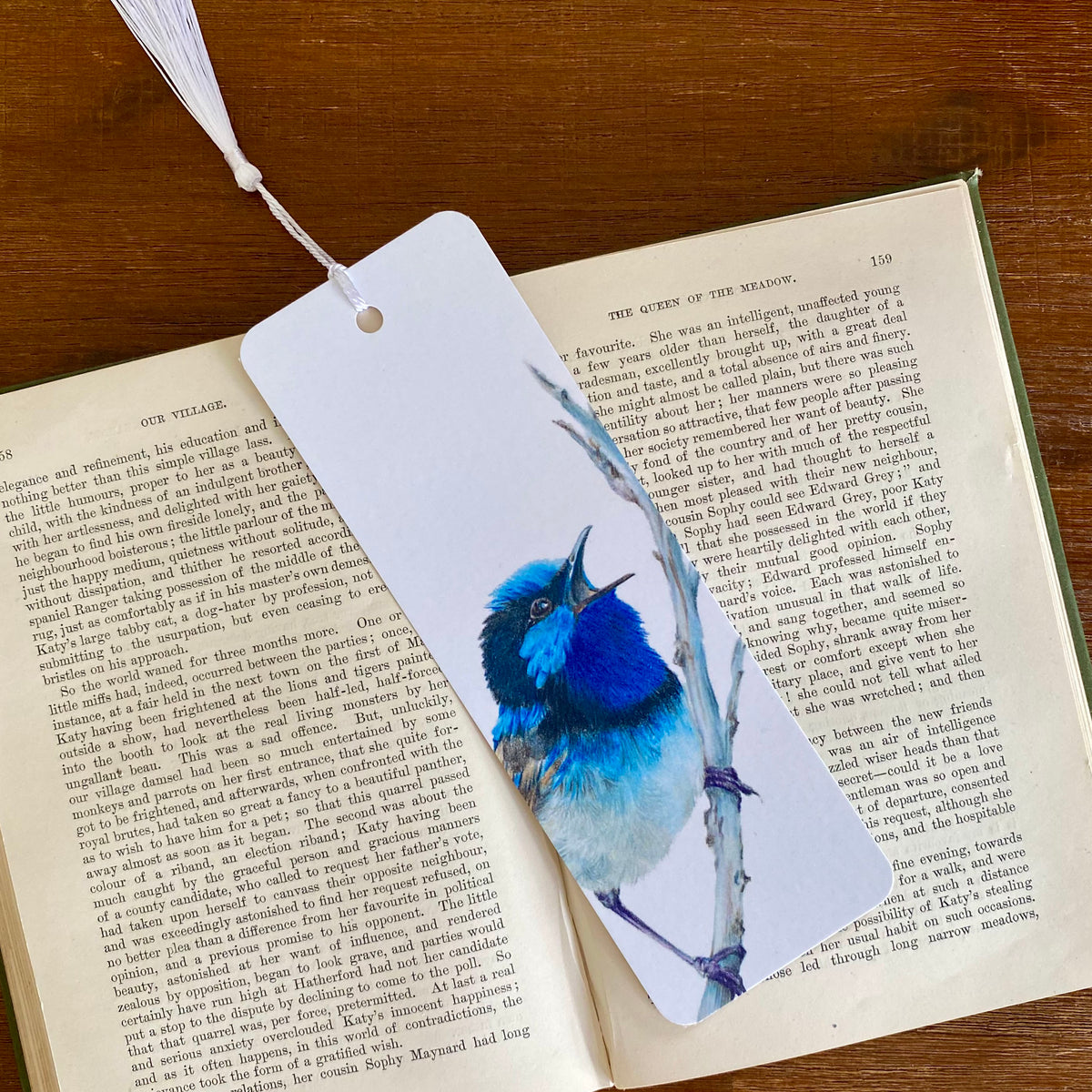 Blue Wren - Bookmark