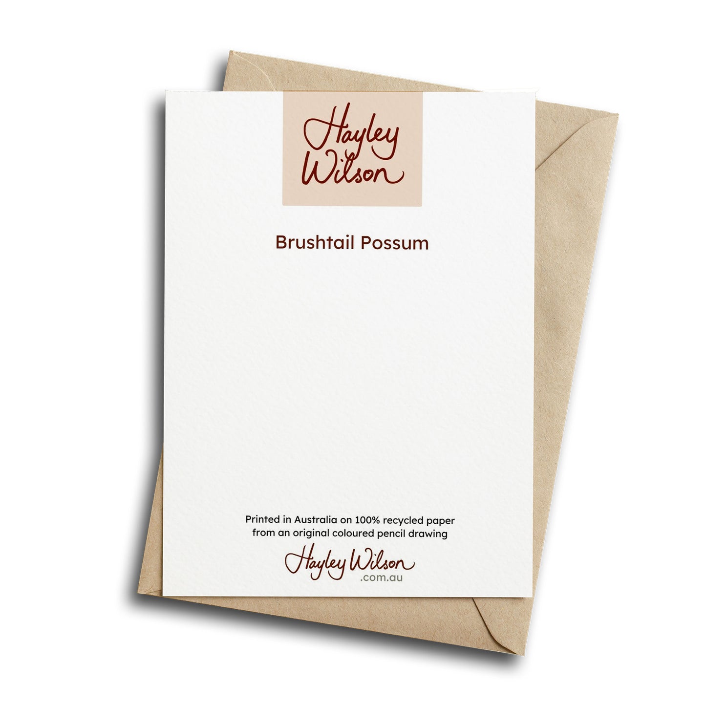 Brushtail Possum Greeting Card