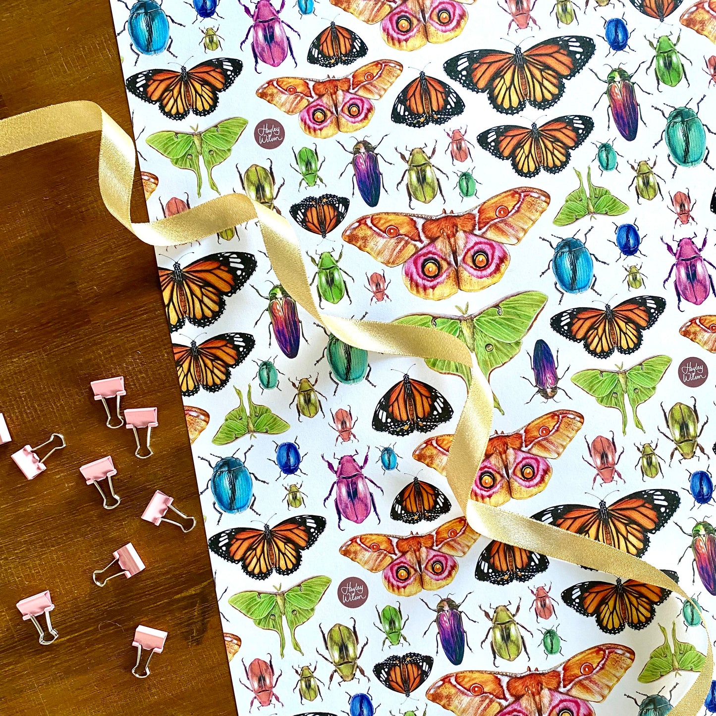 Insects Wrapping Paper - 1 sheet