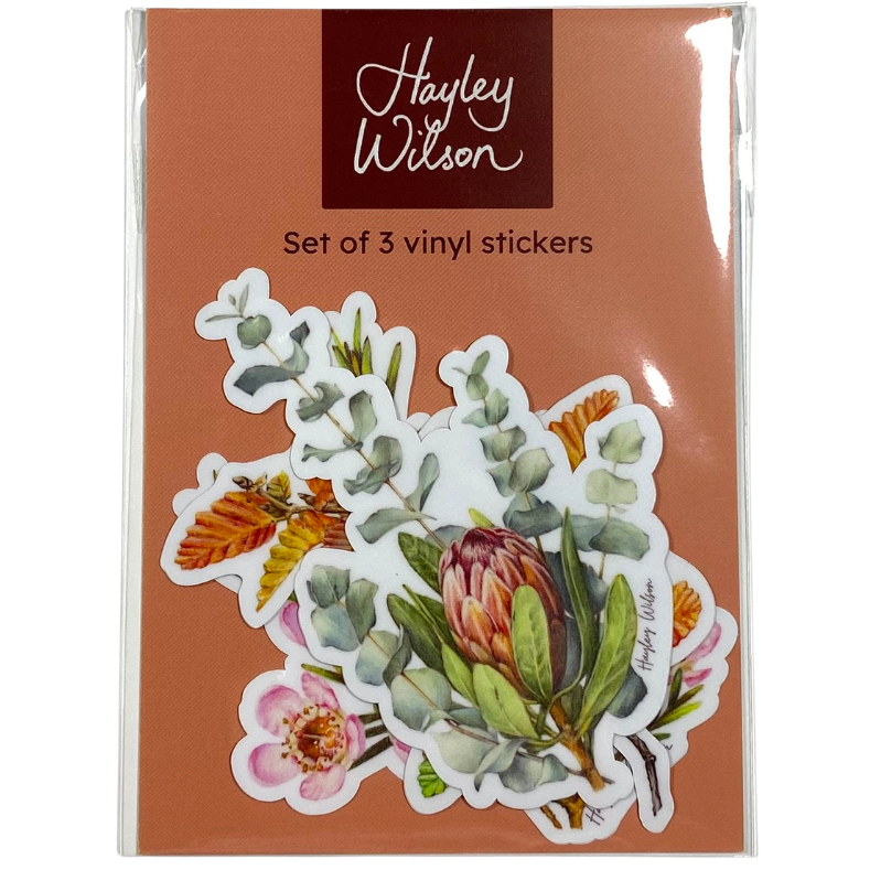 Floral - Set of 3 stickers