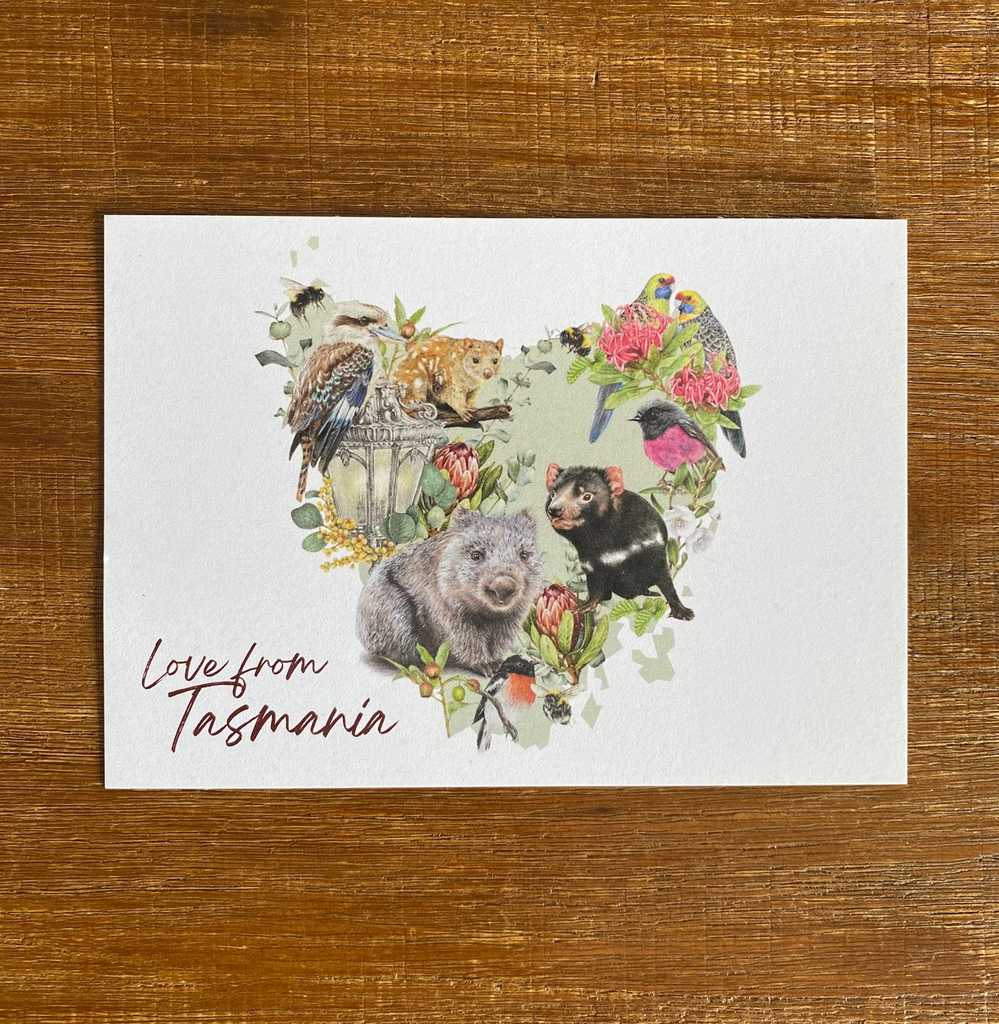 Love from Tasmania - Postcard