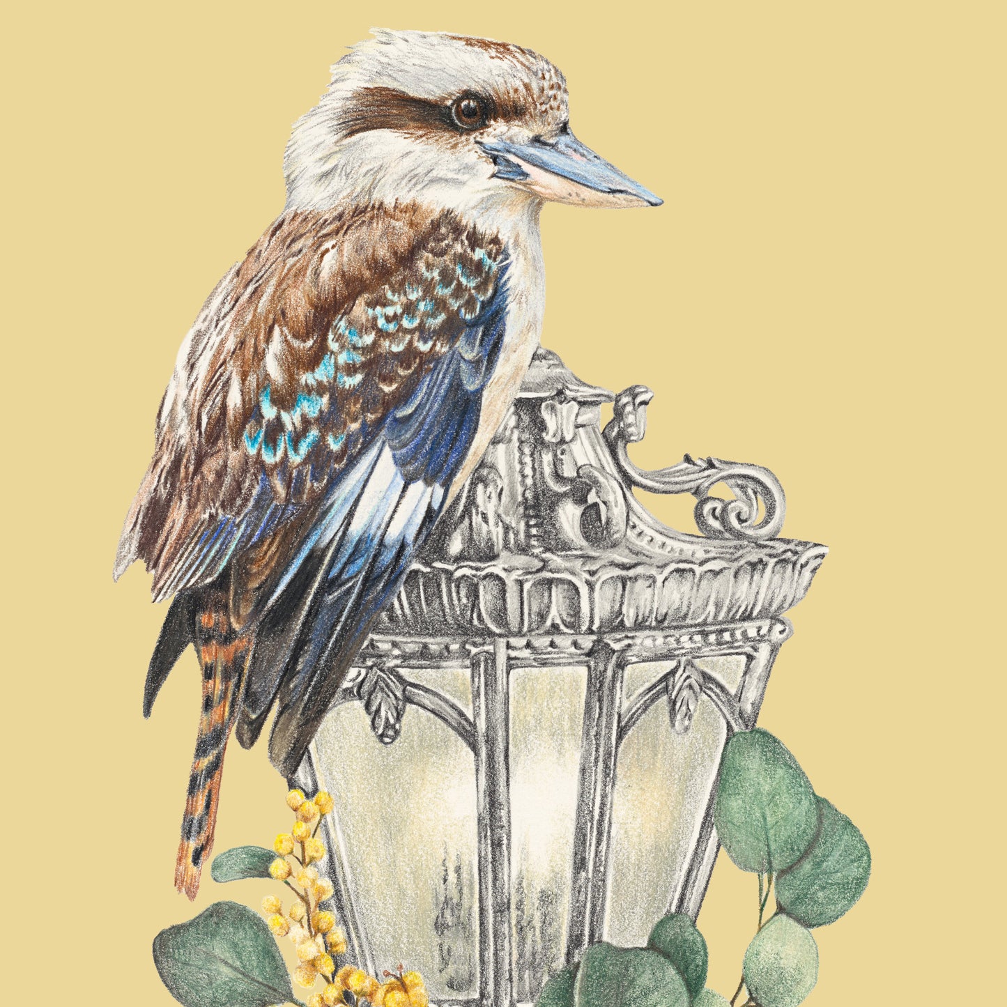 The Glowkeeper/yellow - Fine Art Print