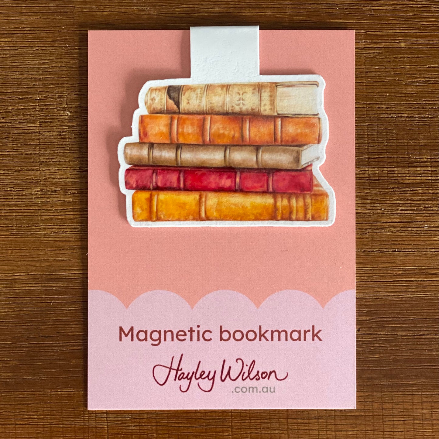 Vintage Books - Magnetic Bookmark