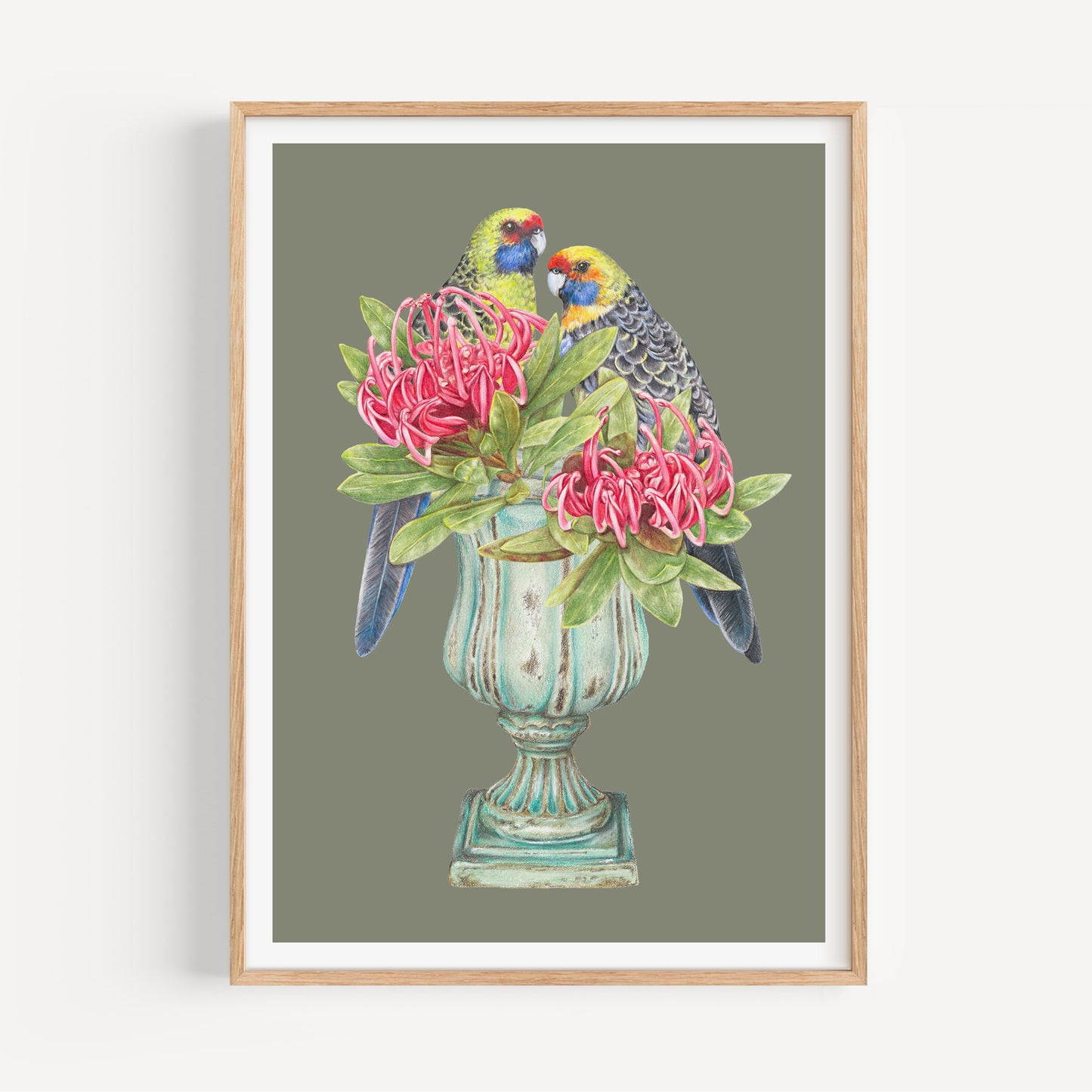 Wild Arrangement/green Fine Art Print