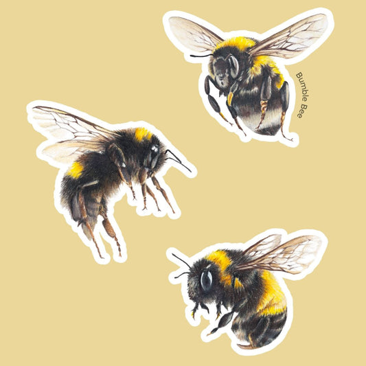 Bumble Bee Sticker Set