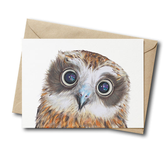 Boobook Owl Greeting Card