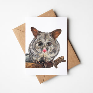 Brushtail Possum Greeting Card