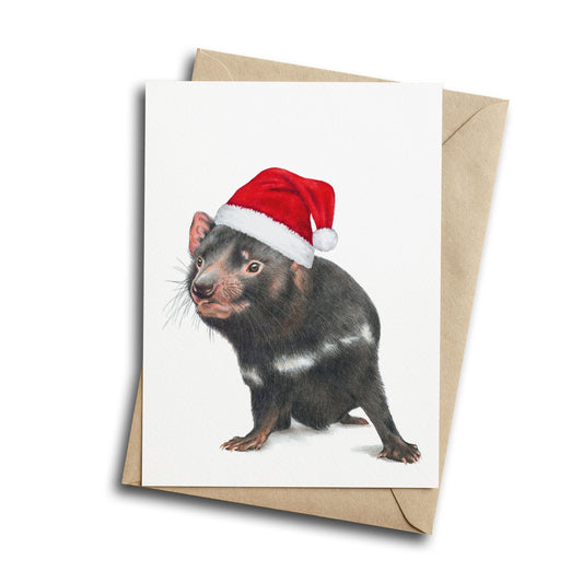 Christmas Tasmanian Devil - Greeting Card