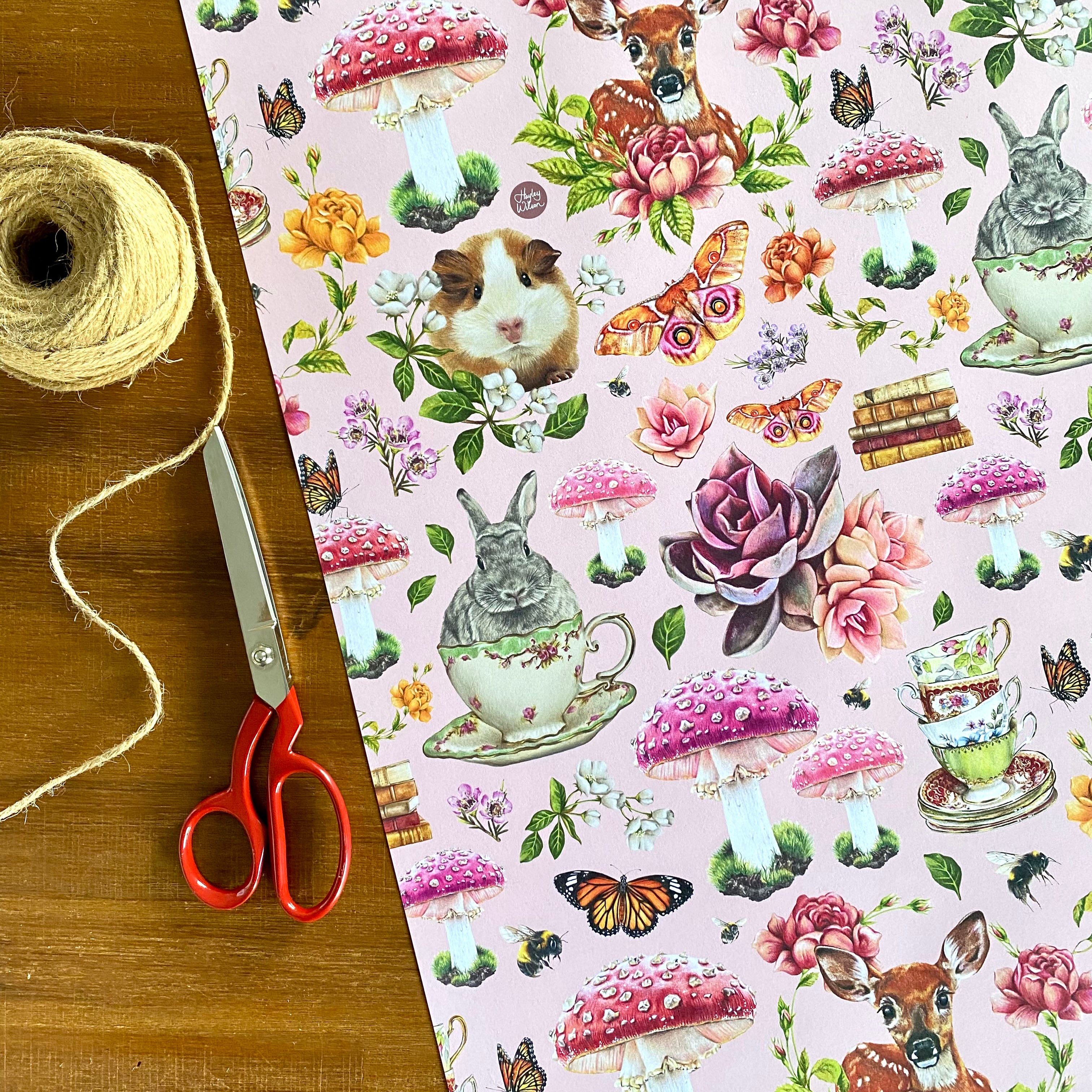 Hooks Wrapping Paper Whimsical - Wrapping Paper – Hayley Wilson