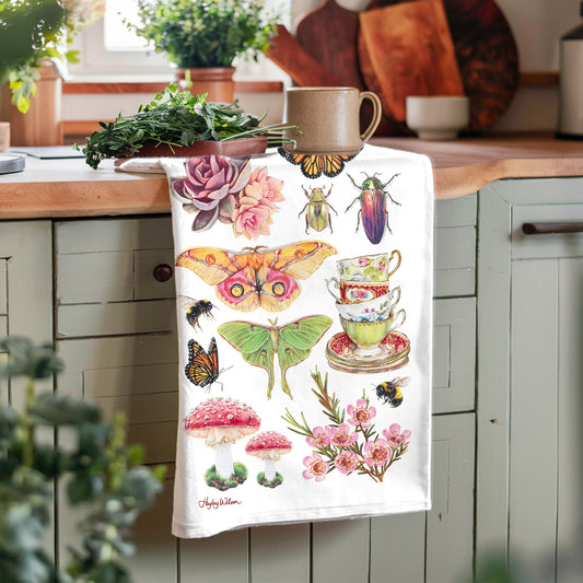 Find and Forage - Tea towel