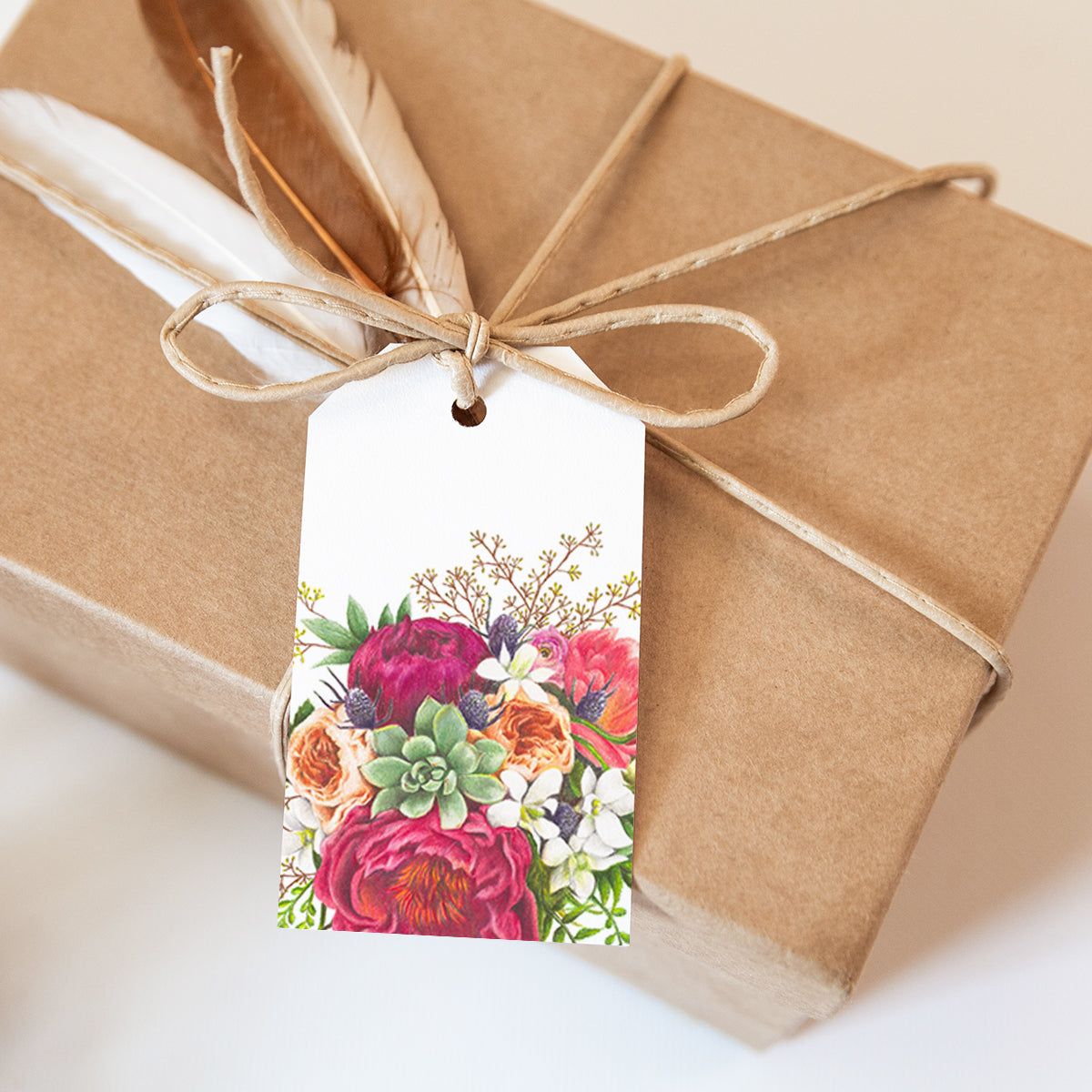 Floral Frenzy Gift Tags - set of 6