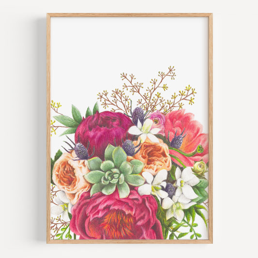 Floral Frenzy - Fine Art Print