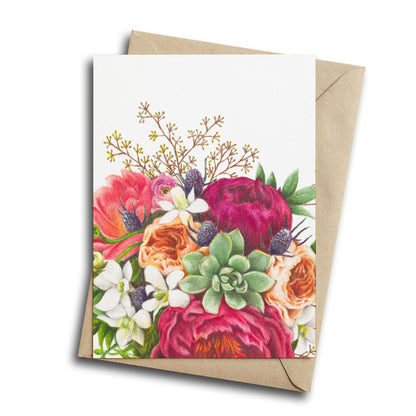 Floral Frenzy - Greeting Card