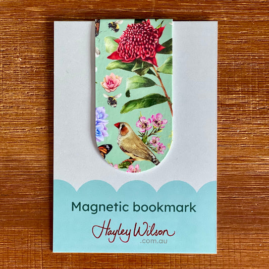 Floral - Magnetic Bookmark