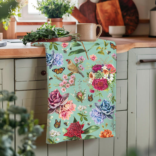 Floral - Tea towel