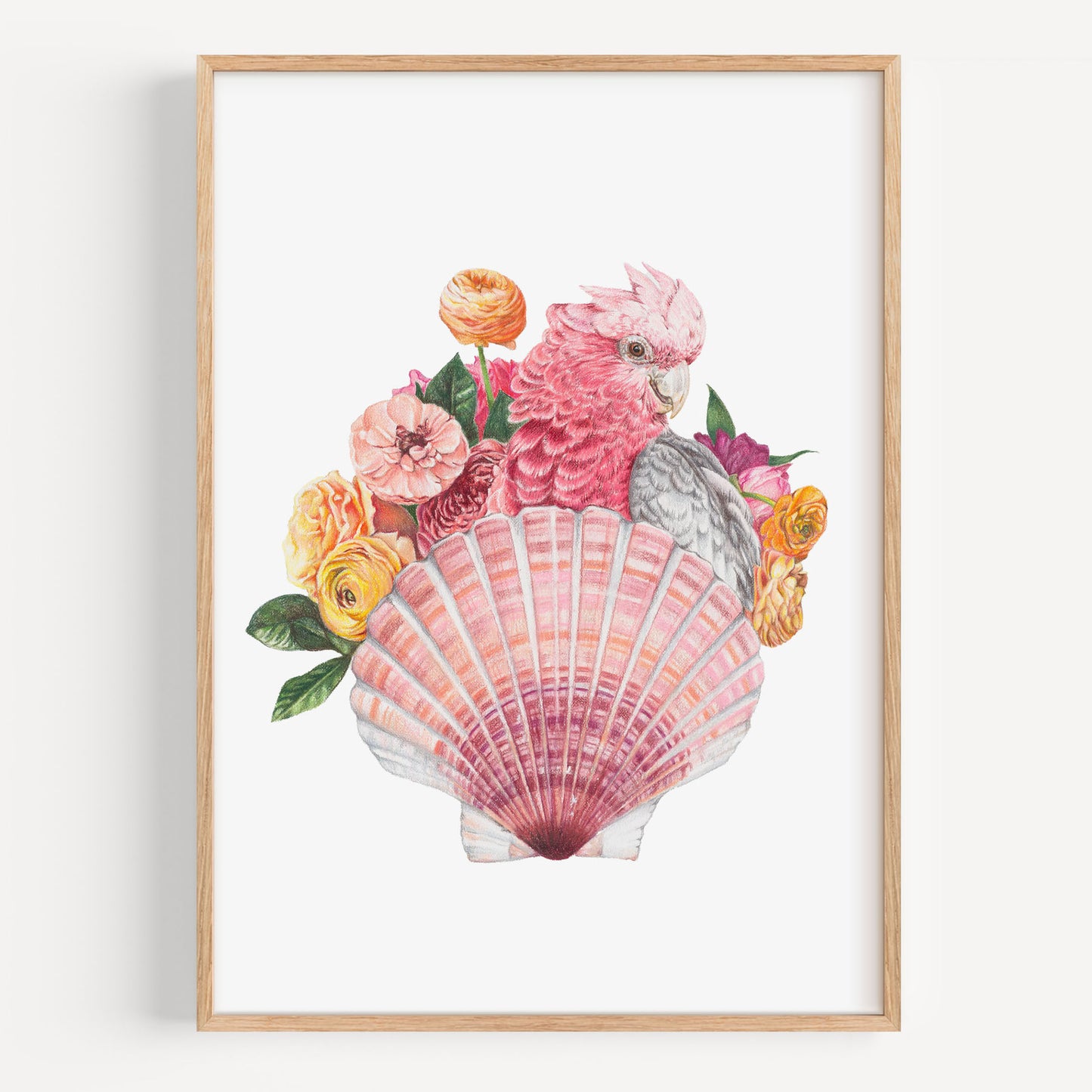 Galah Bouquet - Fine Art Print