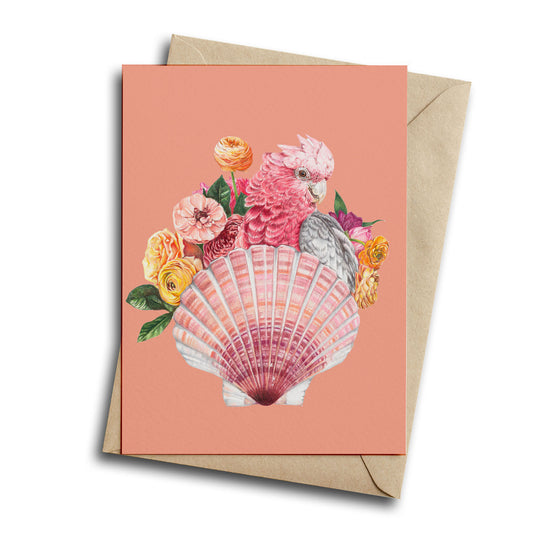 Galah Bouquet - Greeting Card
