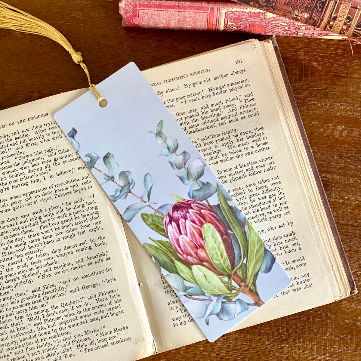 Protea & Eucalyptus - Bookmark