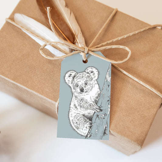 Koala Gift Tags - set of 6
