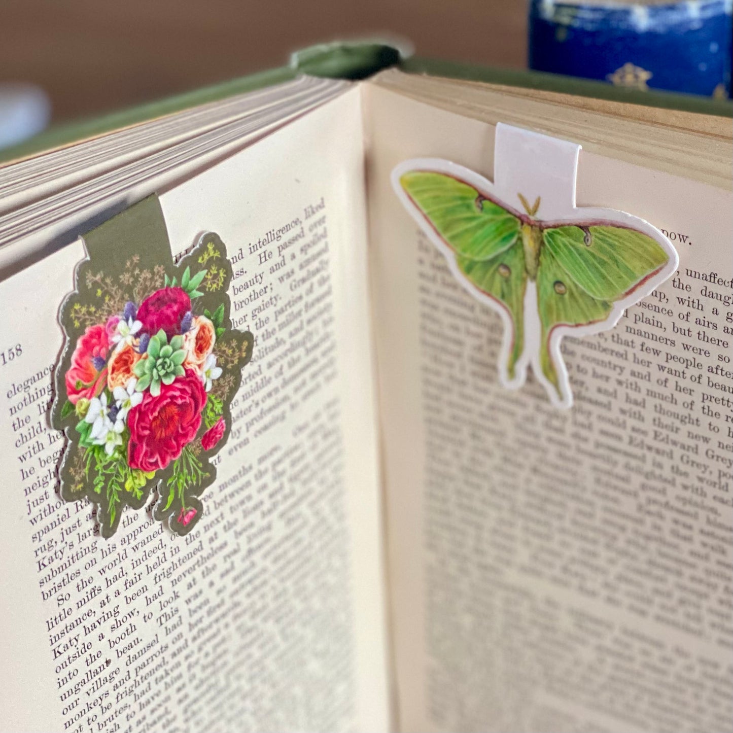 Luna Moth - Magnetic Bookmark