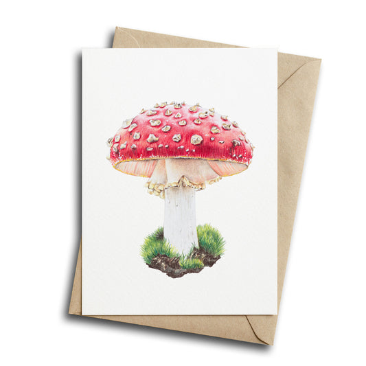 Magic Mushroom - Greeting Card