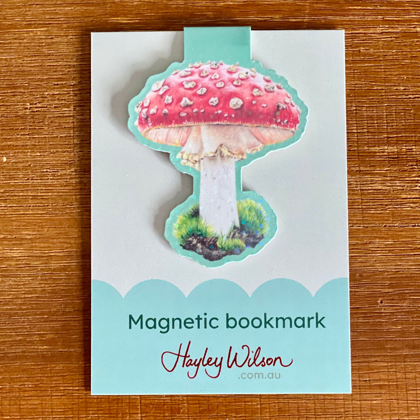 Mushroom holographic - Magnetic Bookmark
