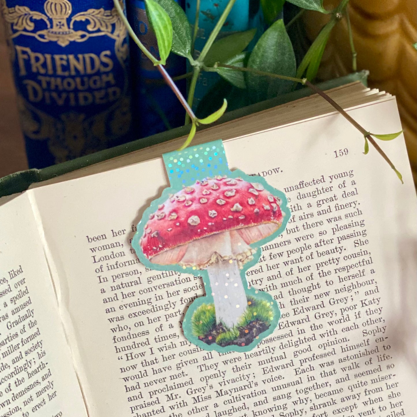Mushroom holographic - Magnetic Bookmark