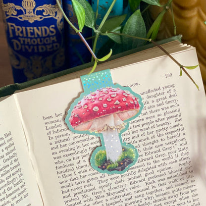 Mushroom holographic - Magnetic Bookmark