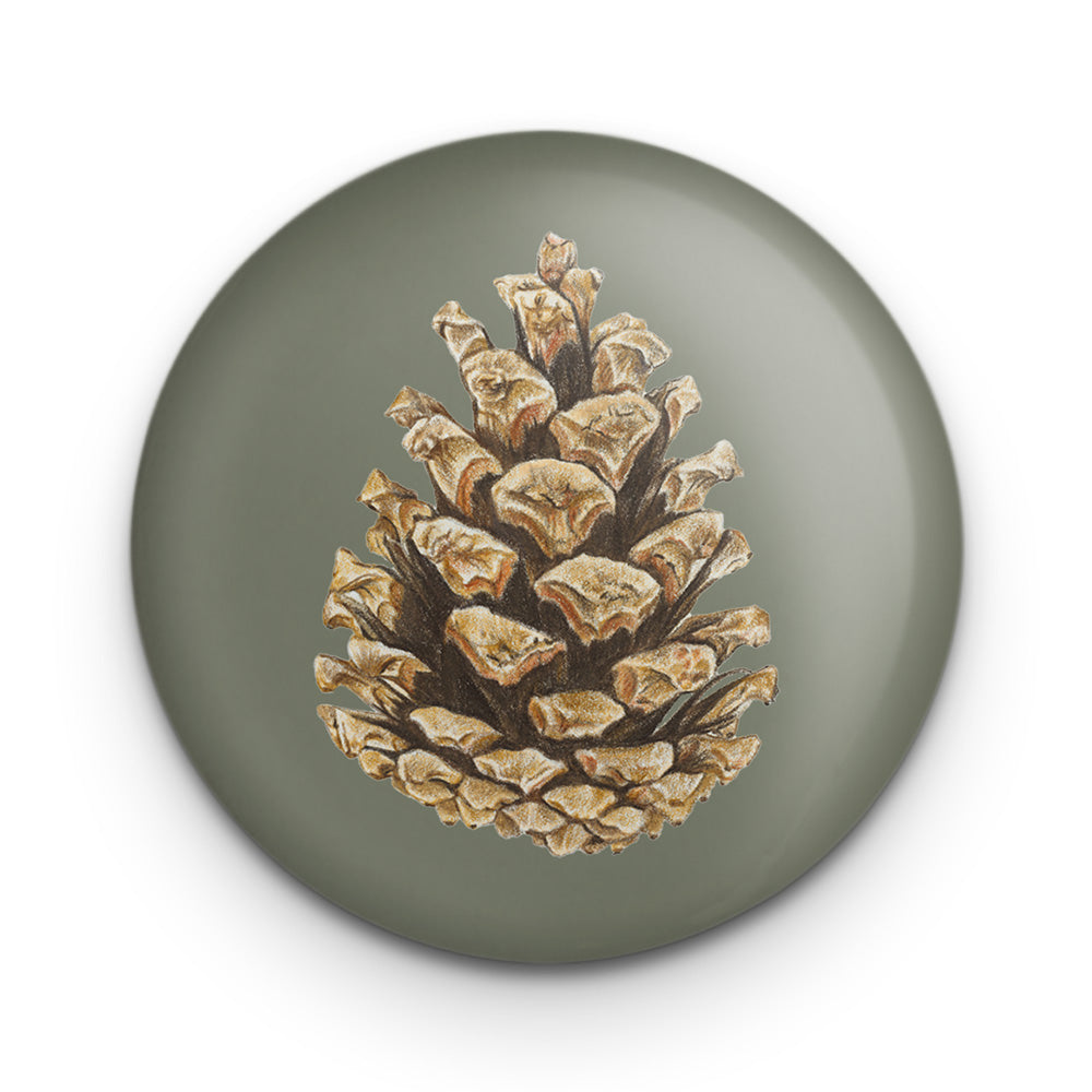 Pinecone/green - Badge