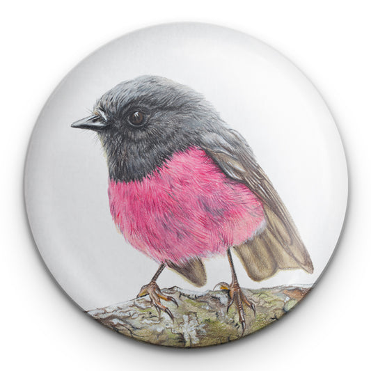 Pink Robin Magnet