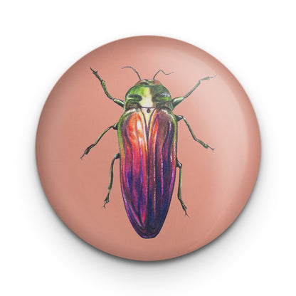 Rainbow Scarab Beetle - Badge
