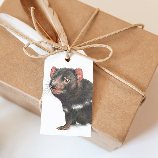 Tasmanian Devil Gift Tags - set of 6