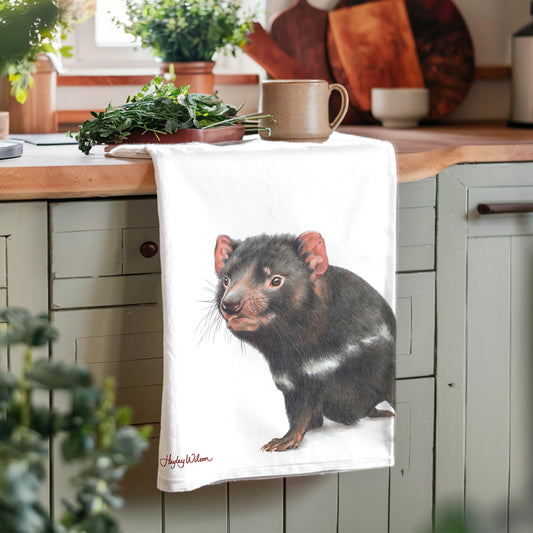 Tasmanian Devil - Tea towel