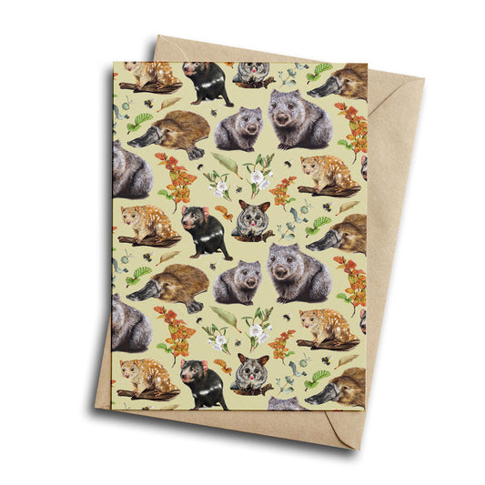 Tasmanian Wildlife - Greeting Card