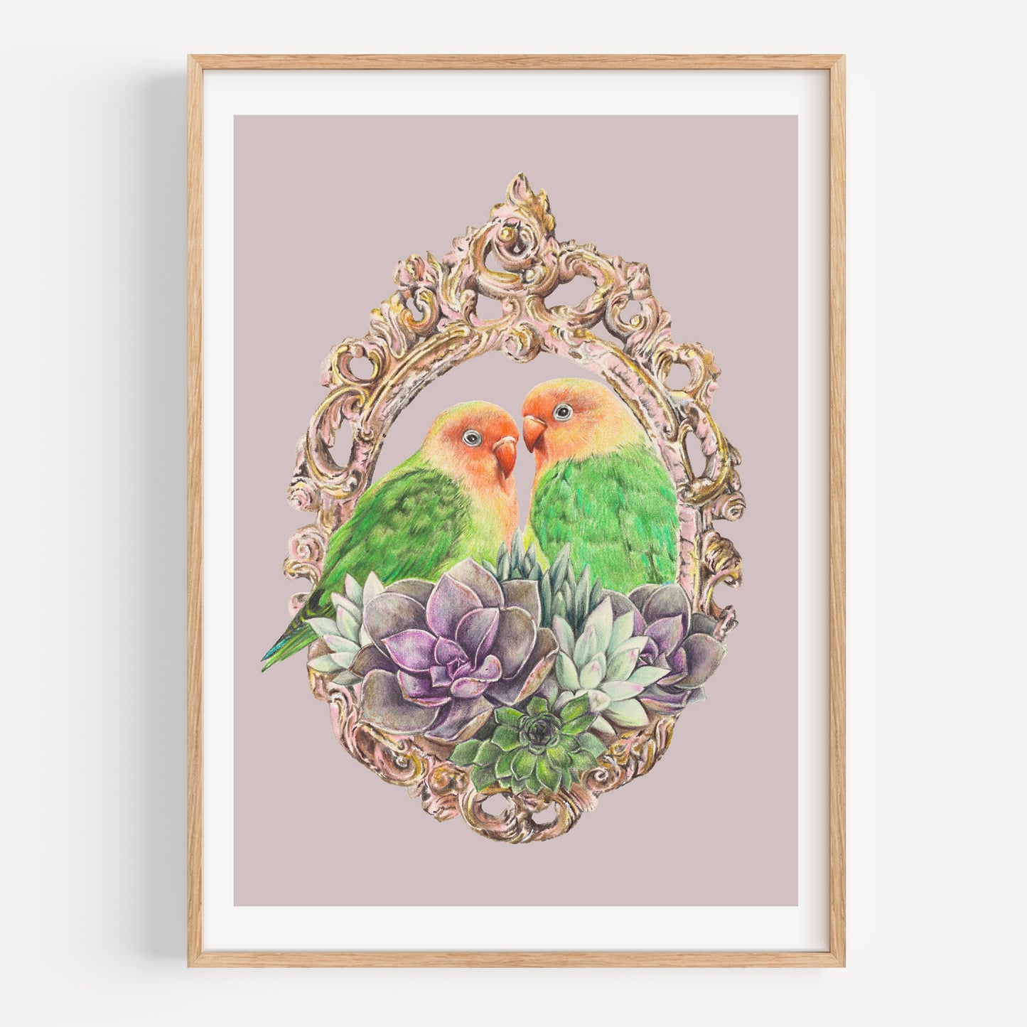The Keepsake/mauve - Fine Art Print