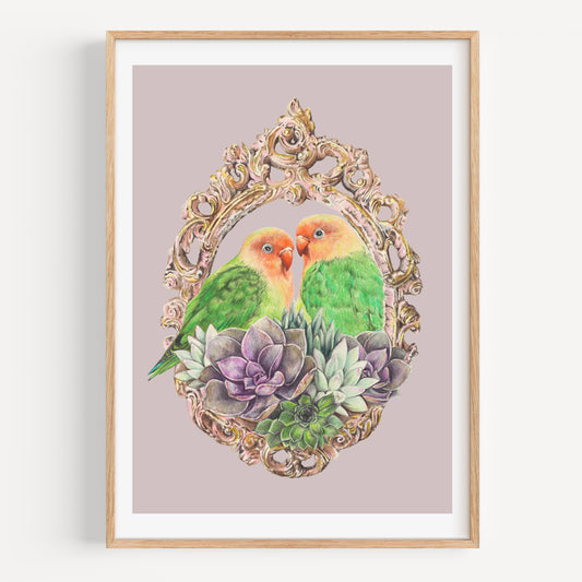 The Keepsake/mauve - Fine Art Print