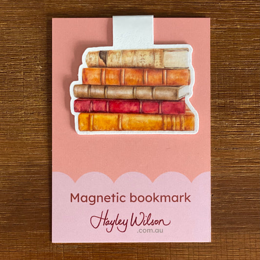 Vintage Books - Magnetic Bookmark
