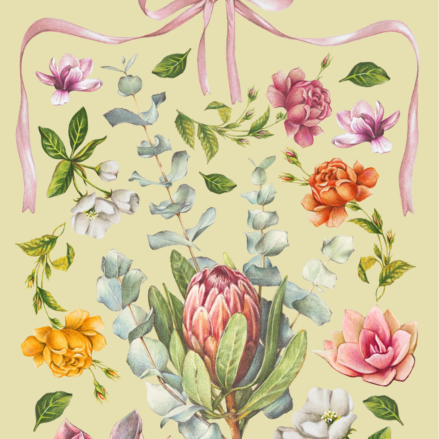 Vintage Florals - Fine Art Print