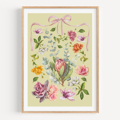 Vintage Florals - Fine Art Print