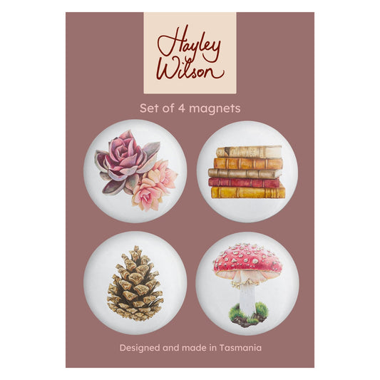 Vintage Vibes - Set of 4 magnets