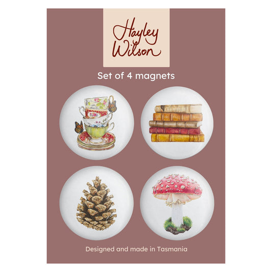 Vintage Vibes - Set of 4 magnets