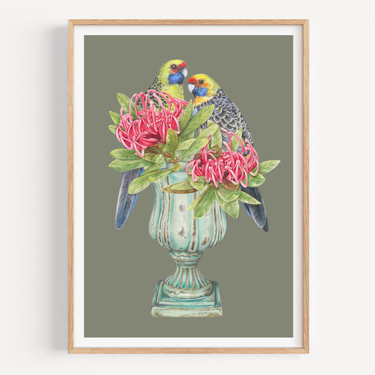 Wild Arrangement/green - Fine Art Print