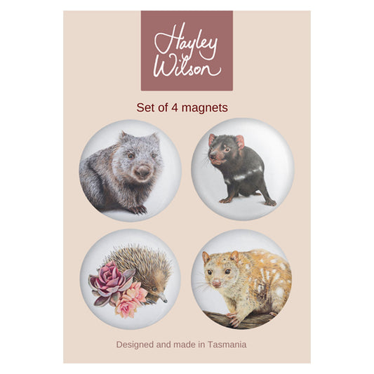 Wildlife 1 - Set of 4 magnets