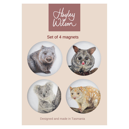 Wildlife 2 - Set of 4 magnets