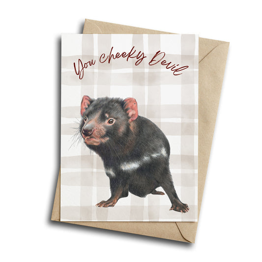 You cheeky Devil - Greeting Card