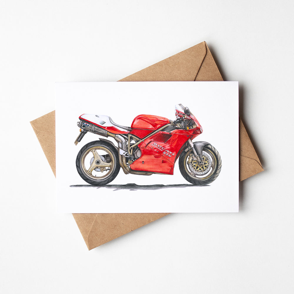 Ducati 916 Greeting Card