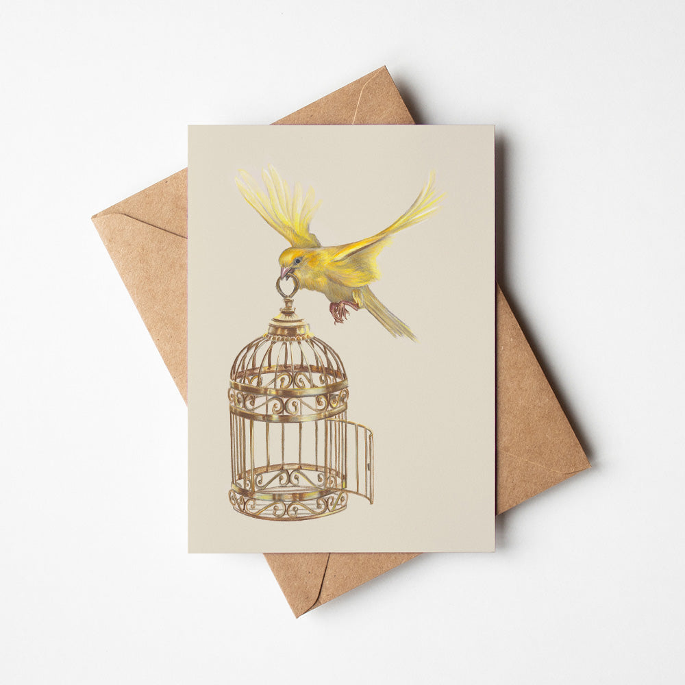 Flying Free Greeting Card